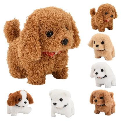 Cute & Cuddly Electronic Walking Plush Puppies