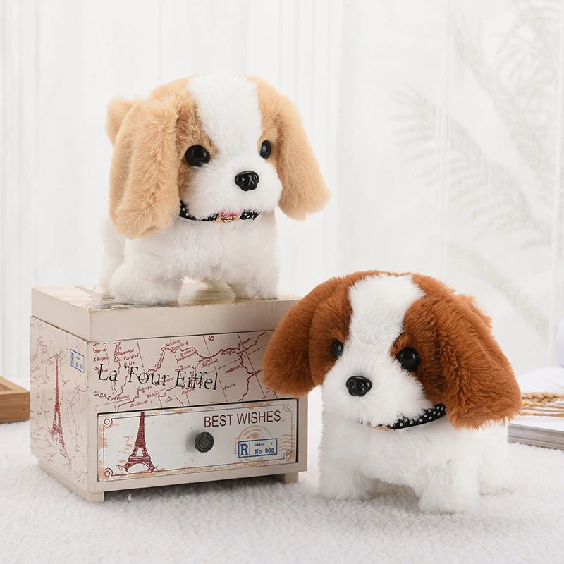 Cute & Cuddly Electronic Walking Plush Puppies