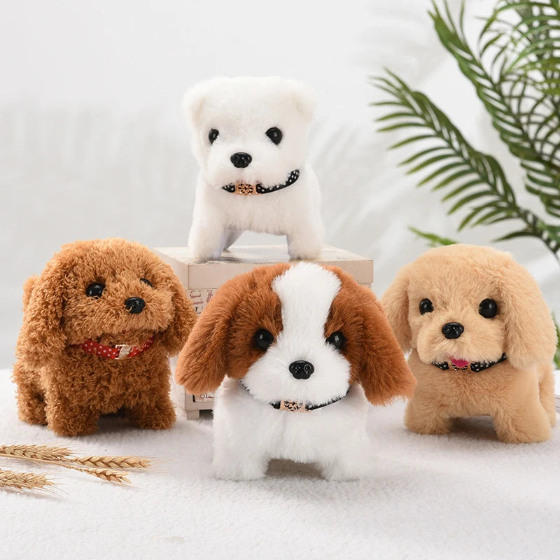 Cute & Cuddly Electronic Walking Plush Puppies